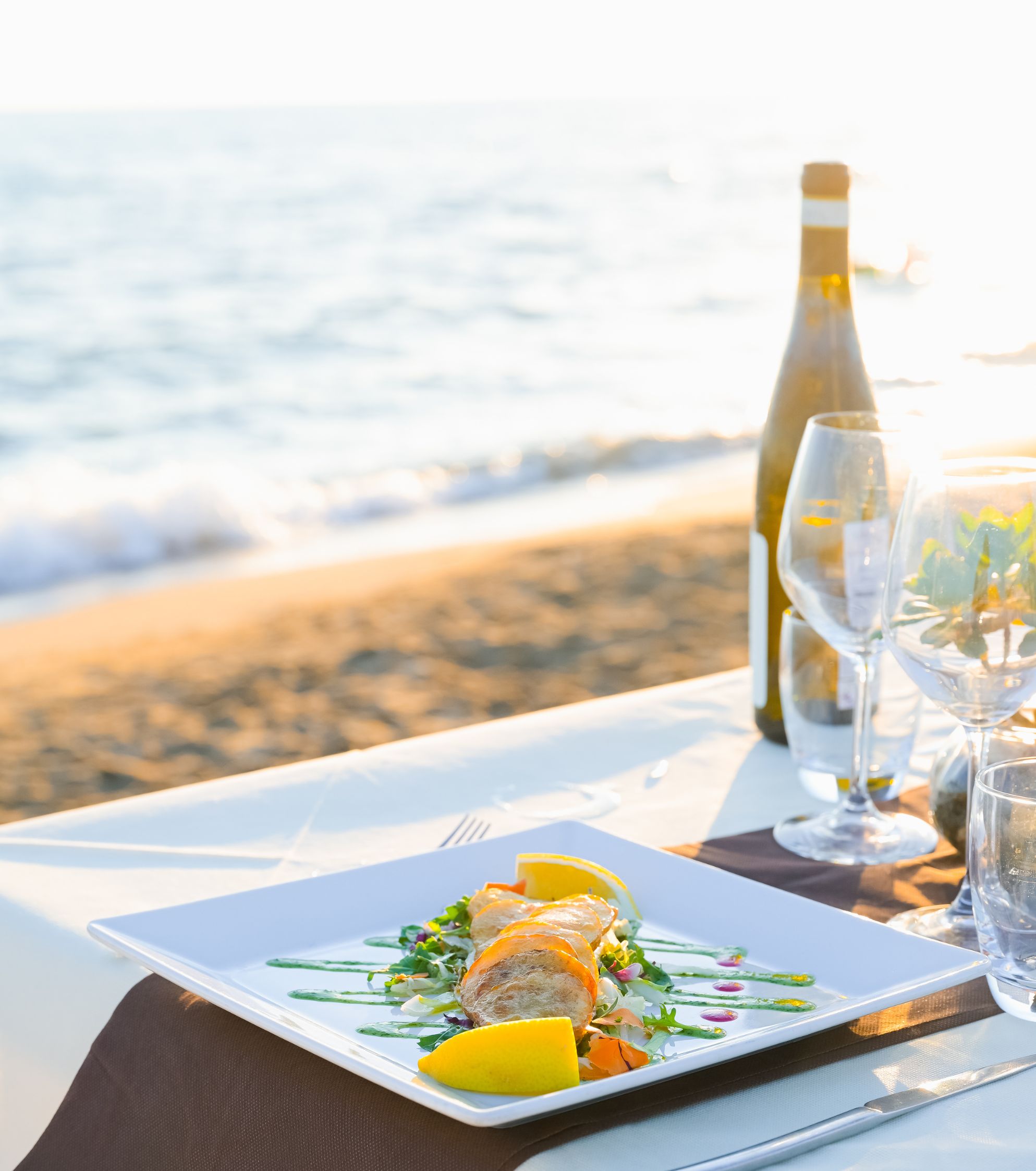 ristorante lido pino d'oro pausa pranzo vista mare domiziana